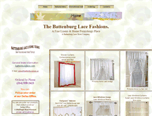 Tablet Screenshot of battenburglace.com