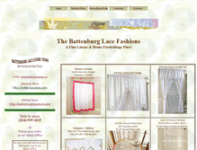 Tablet Screenshot of battenburglace.net